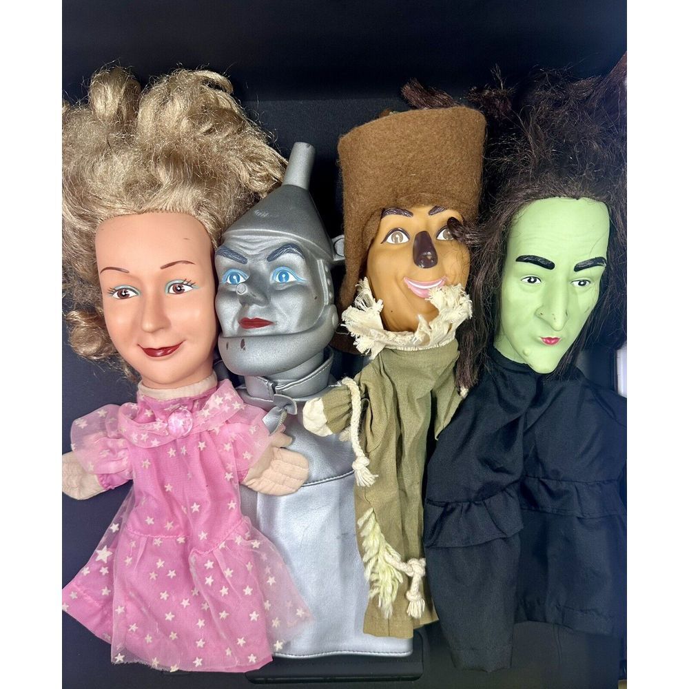 Wizard of Oz Hand Puppet 50th Anniversary MGM Lot (4)